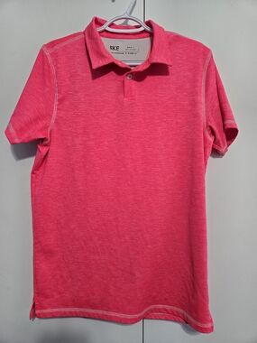 BKE Performance Polo Shirt Small‎ Neon Pink Athletic Golf Stretch Polo